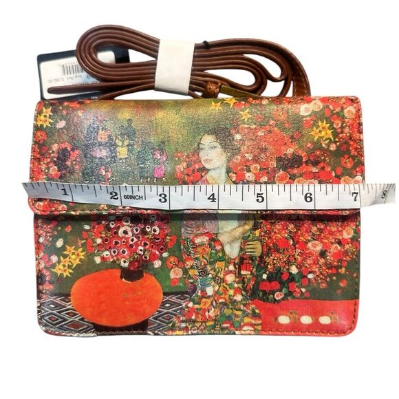 ICON Los Angeles “The Dancer” Double Flap Wallet Crossbody Bag - NWT - Picture 13 of 13